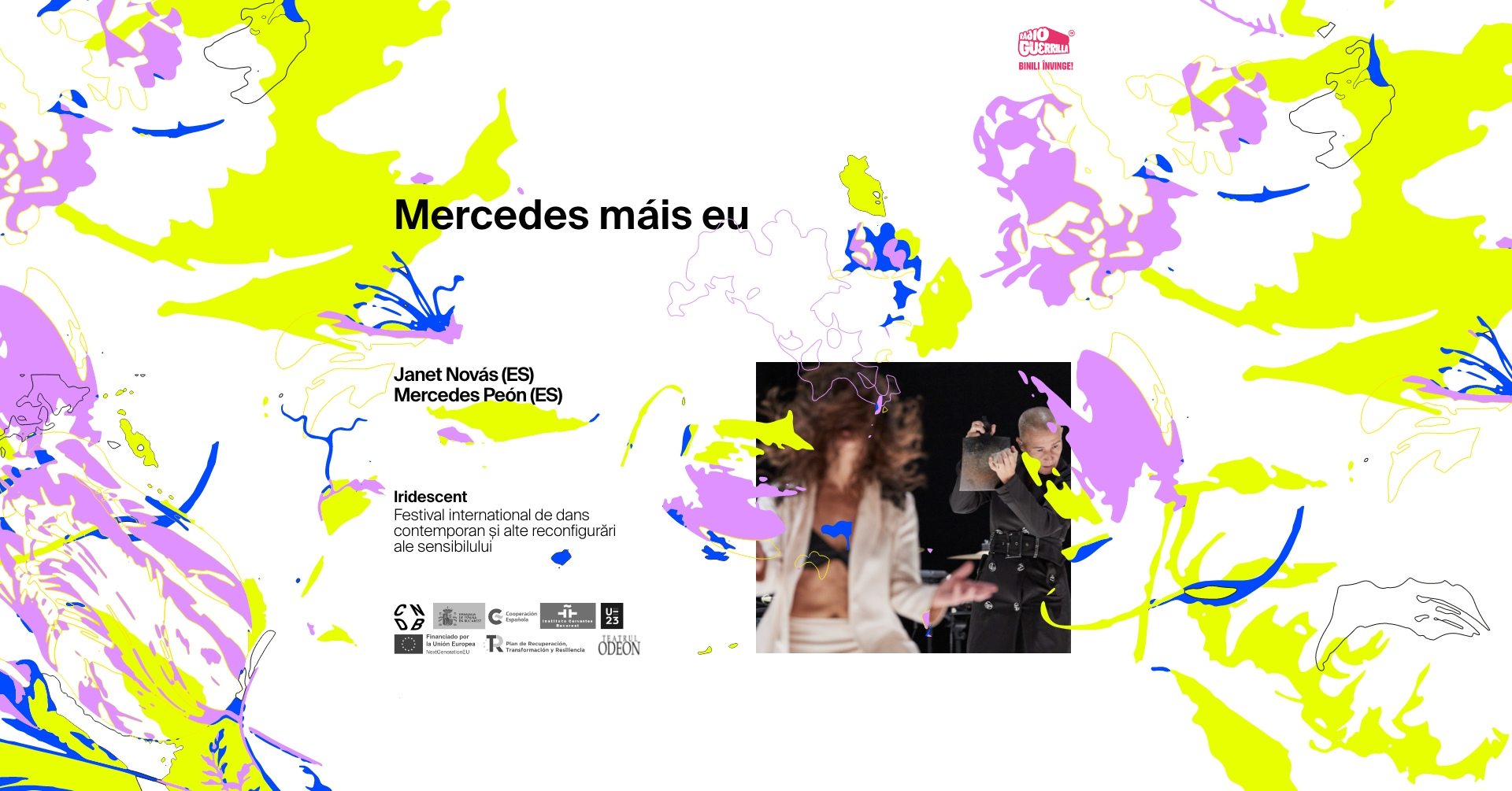 Mercedes mais eu, spectacol marca Baila España în cadrul Festivalului IRIDISCENT