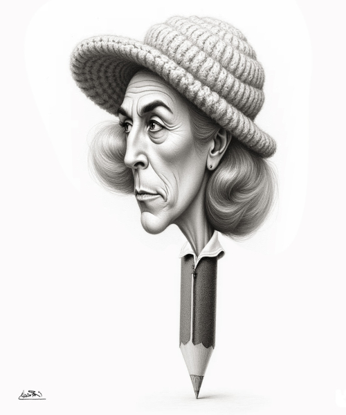 Escritores en caricatura. Dibujar la literatura