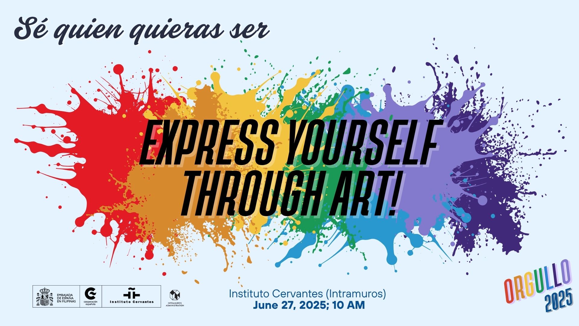 «¡Exprésate!» Pintura colectiva guiada por el colectivo Bando Arts