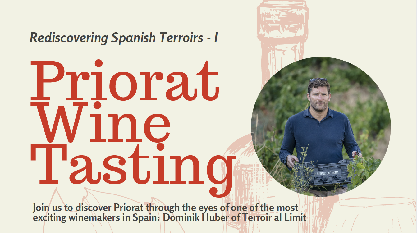 Redescubriendo los terruños españoles: Cata de vino del Priorat