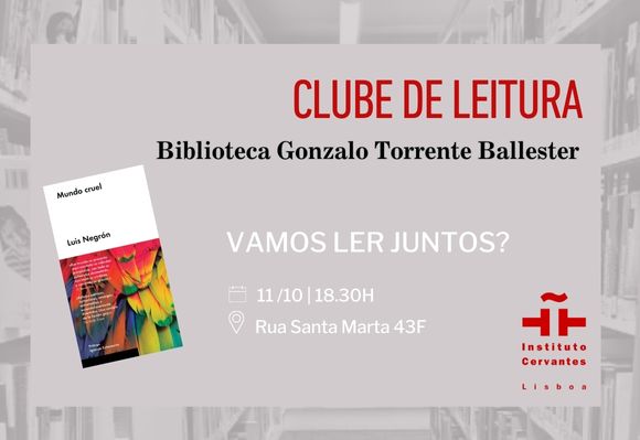 Clube de leitura. Mundo cruel de Luis Negrón