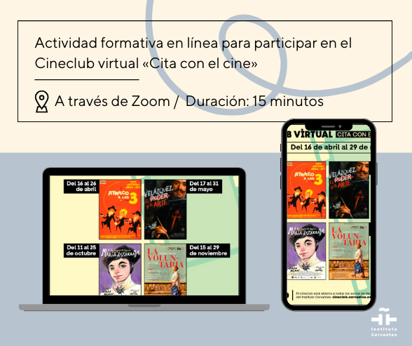 Online tutorial: Hogyan csatlakozhatsz a „Randevú a mozival" online spanyol filmklubhoz?