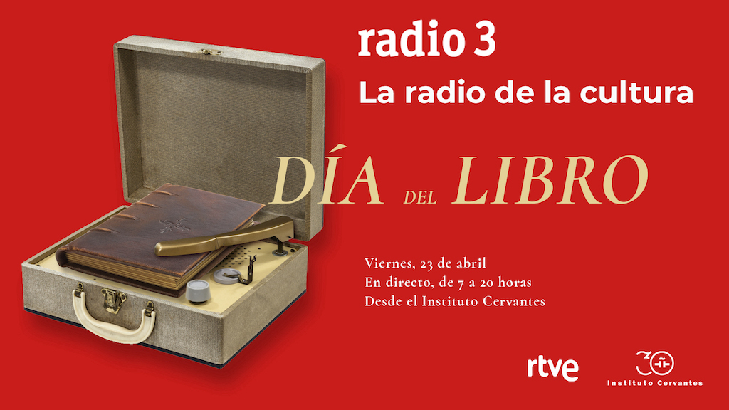 Celebra el Día del Libro con Radio 3 en el Instituto Cervantes