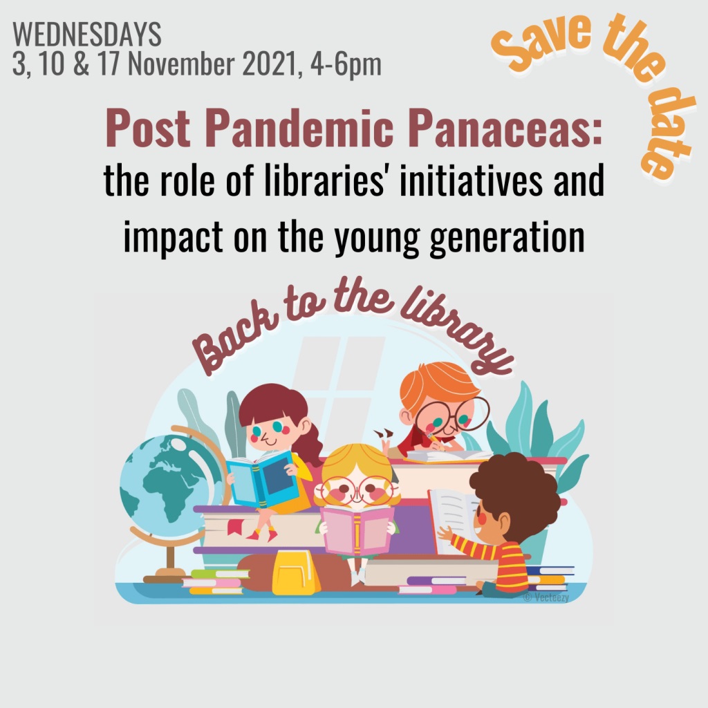  Seminario Eurolis 2021: Post Pandemic Panaceas: el papel de las iniciativas de las bibliotecas y el impacto en las generaciones más jóvenes