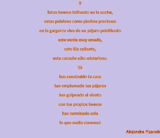 Club de los amigos de la poesía: acerca de un poemario de Alejandra Pizarnik