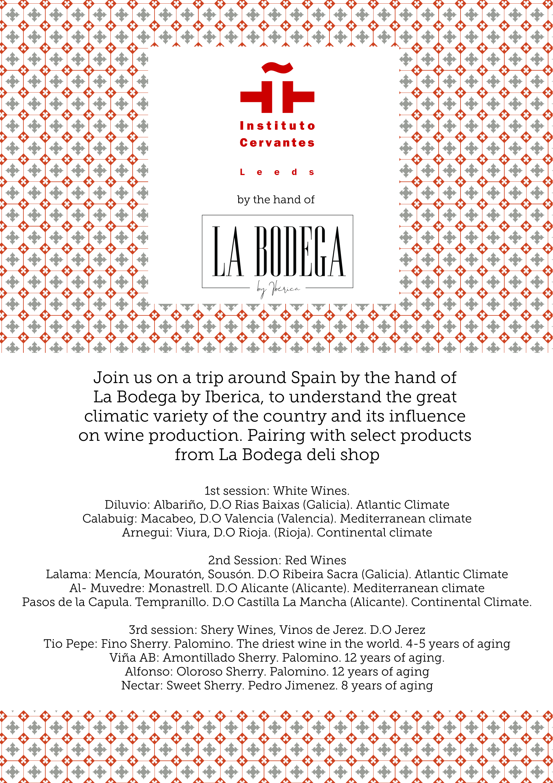 Spanish Wines Tastings at La Bodega by IBÉRICA Leeds