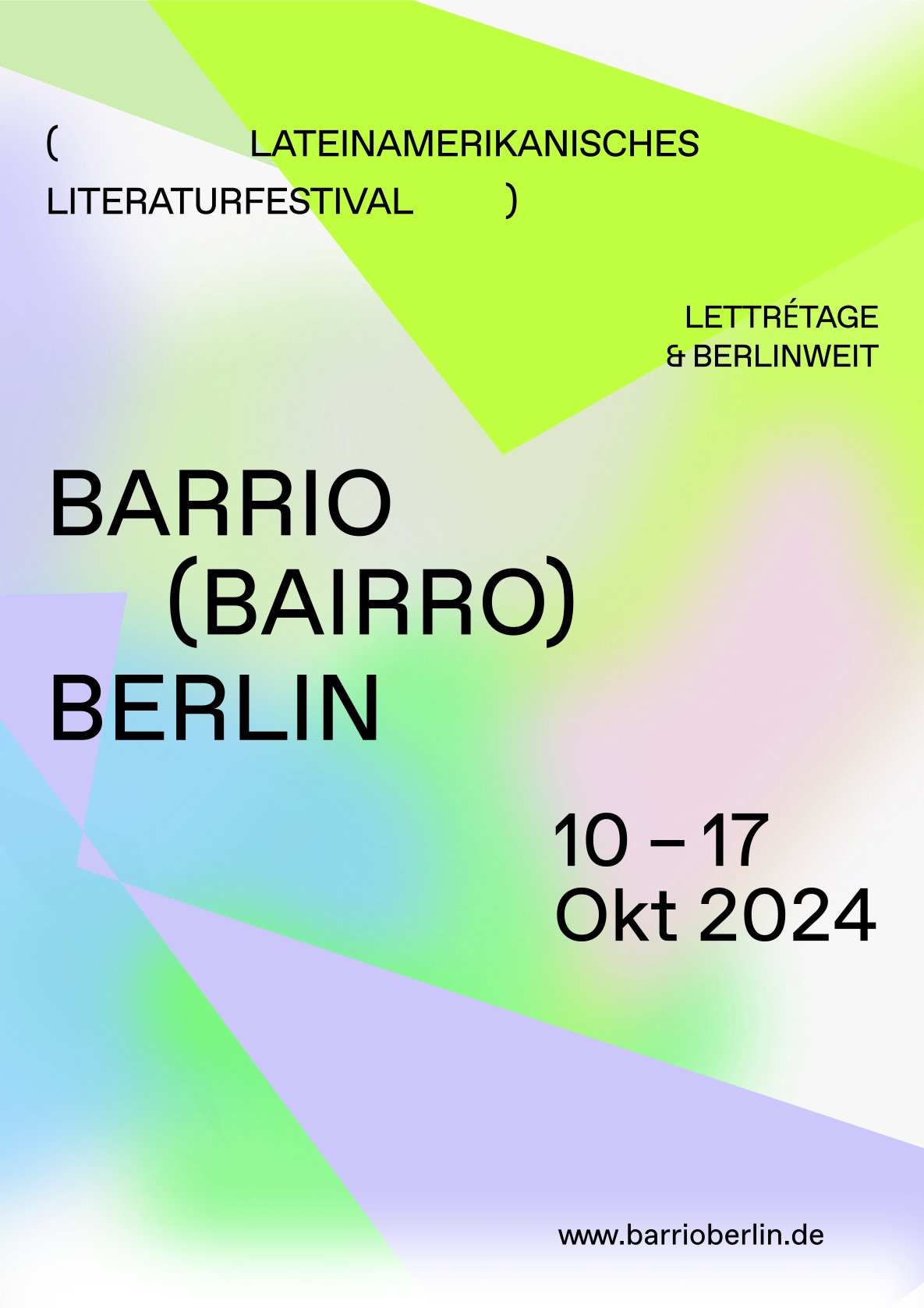 BARRIO | BAIRRO BERLÍN: Festival de literatura latinoamericana 