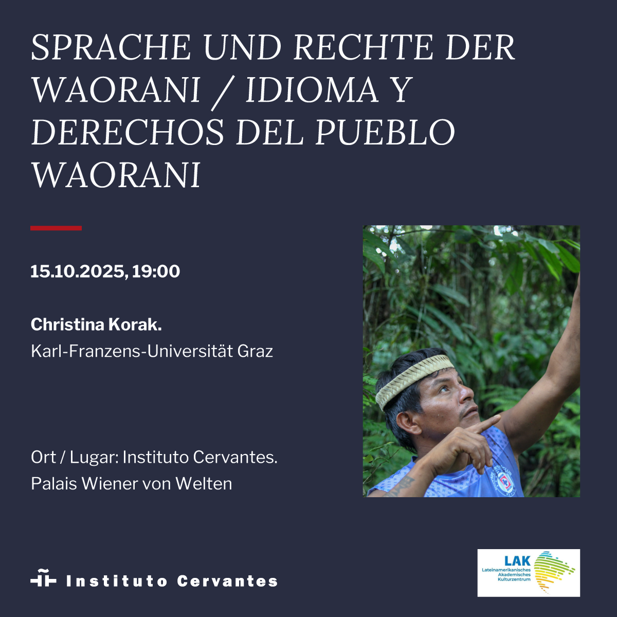 Idioma y derechos del pueblo Waorani