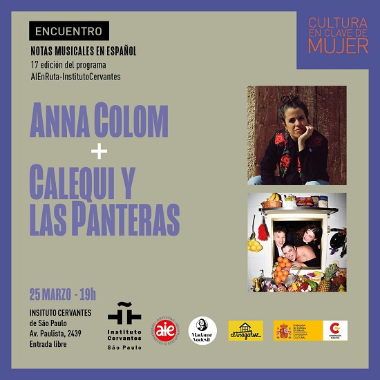 Notas musicais em espanhol  Anna Colom e Calequi y Las Panteras