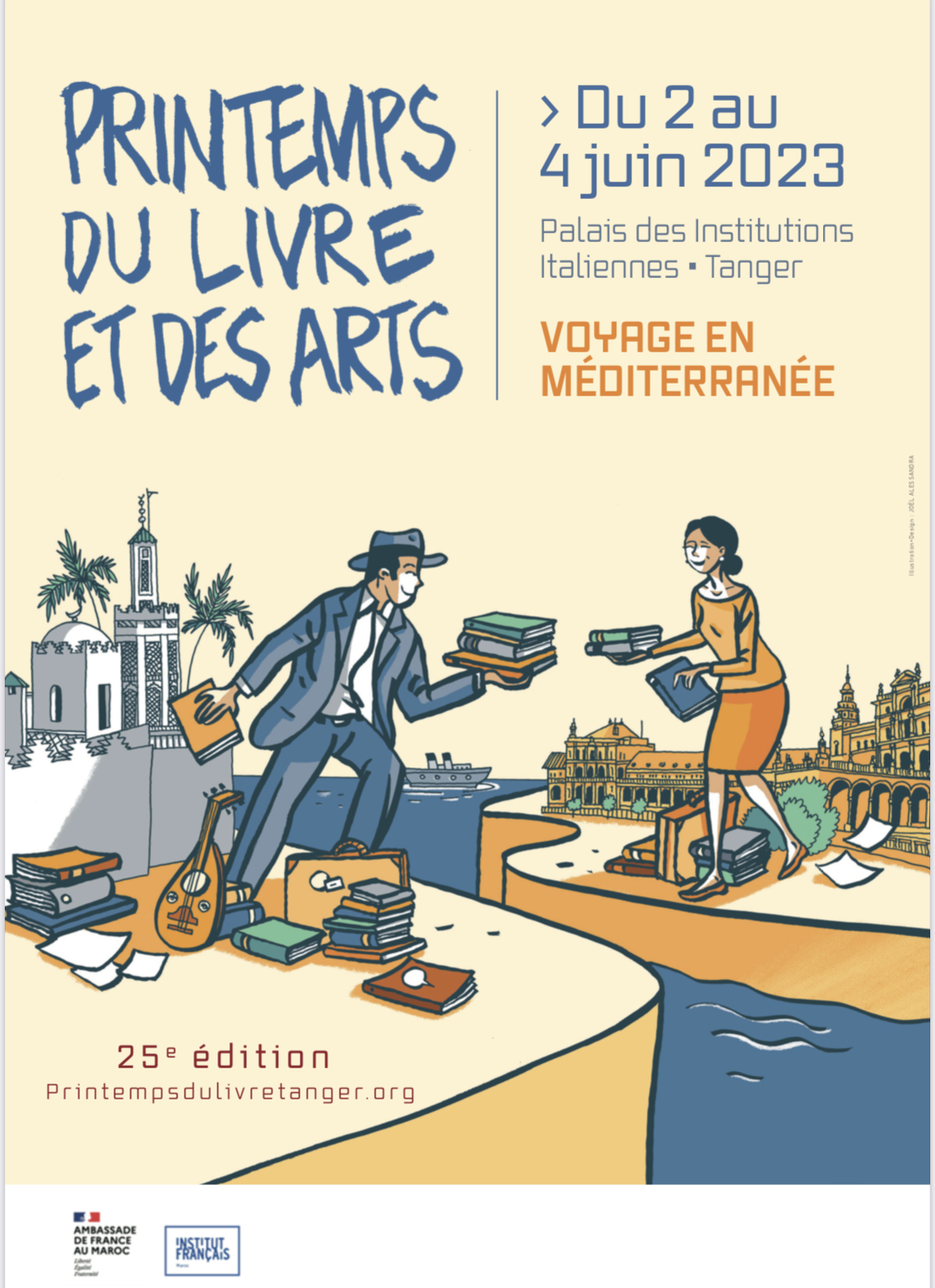 Primavera del Libro y de las Artes de Tánger 2023. Viajar por el Mediterráneo