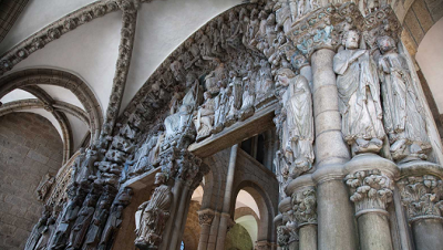 El pórtico de la gloria. ¡Un mensaje para el peregrino!