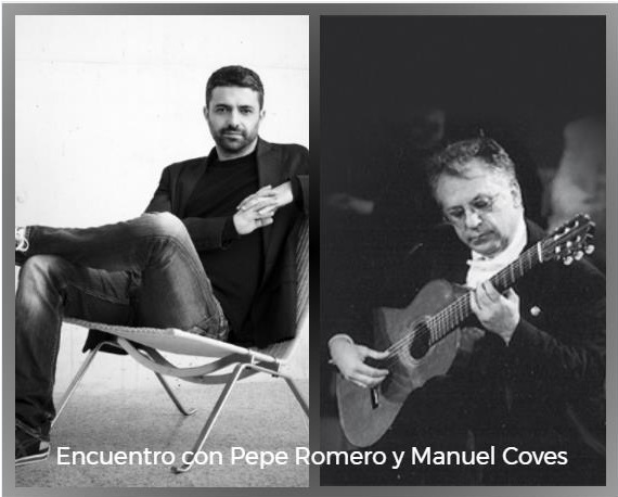 Encuentro con el guitarrista Pepe Romero y el director de orquesta Manuel Coves