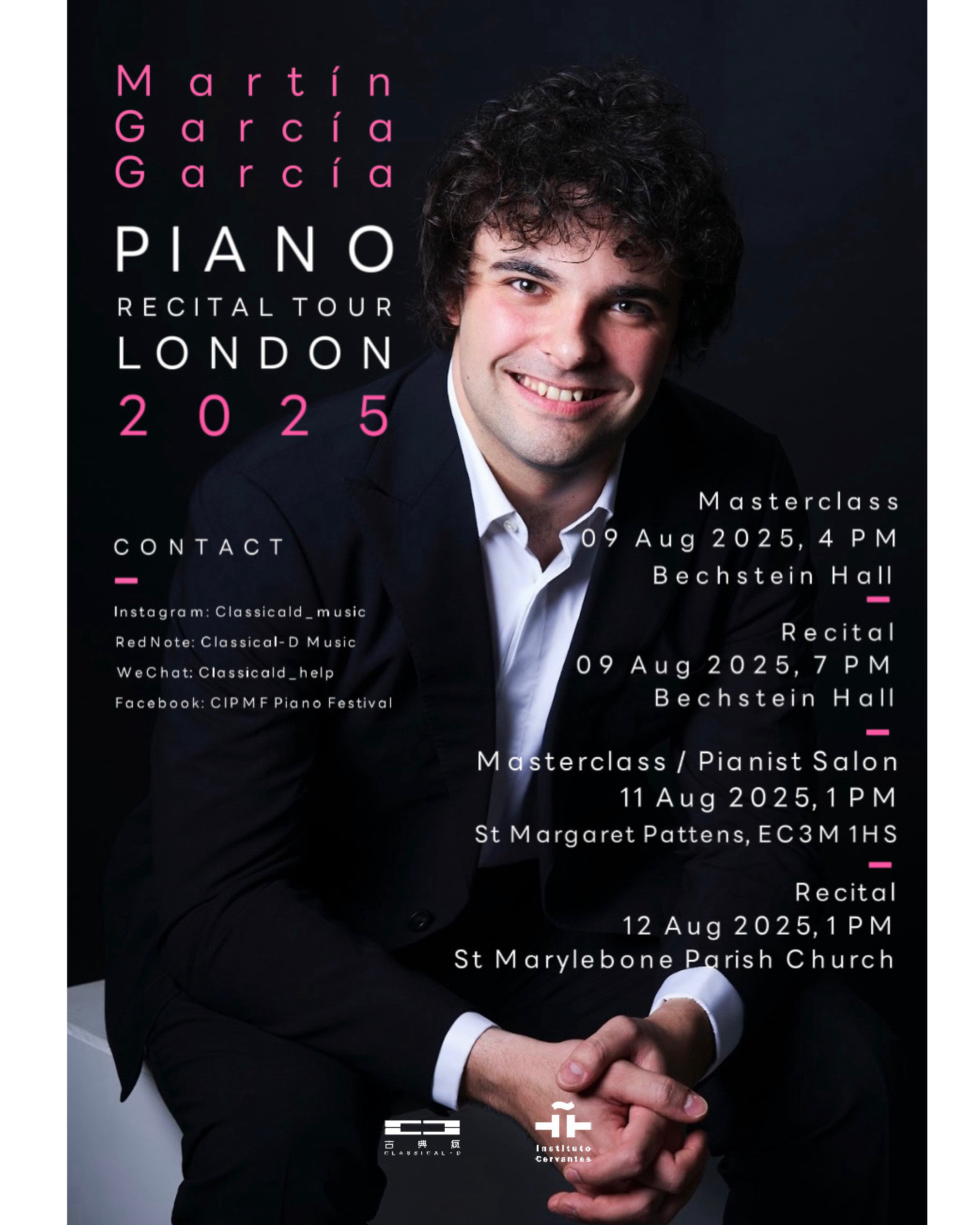 Recital de piano de Martín García García: Schubert, Ravel, Rachmaninoff