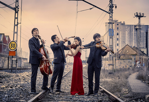 Das Quartett Gerhard. Das Streichquartett in Spanien. Projekt Europa.