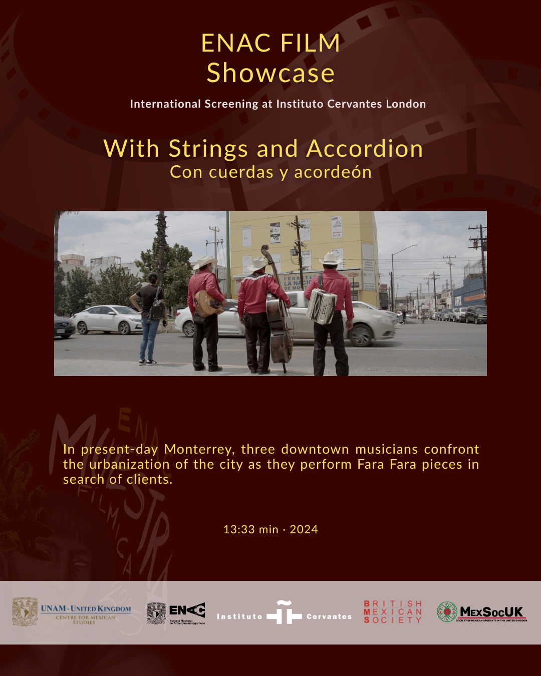 Con cuerdas y acordeón