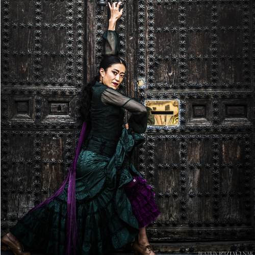 Mujer y Flamenco