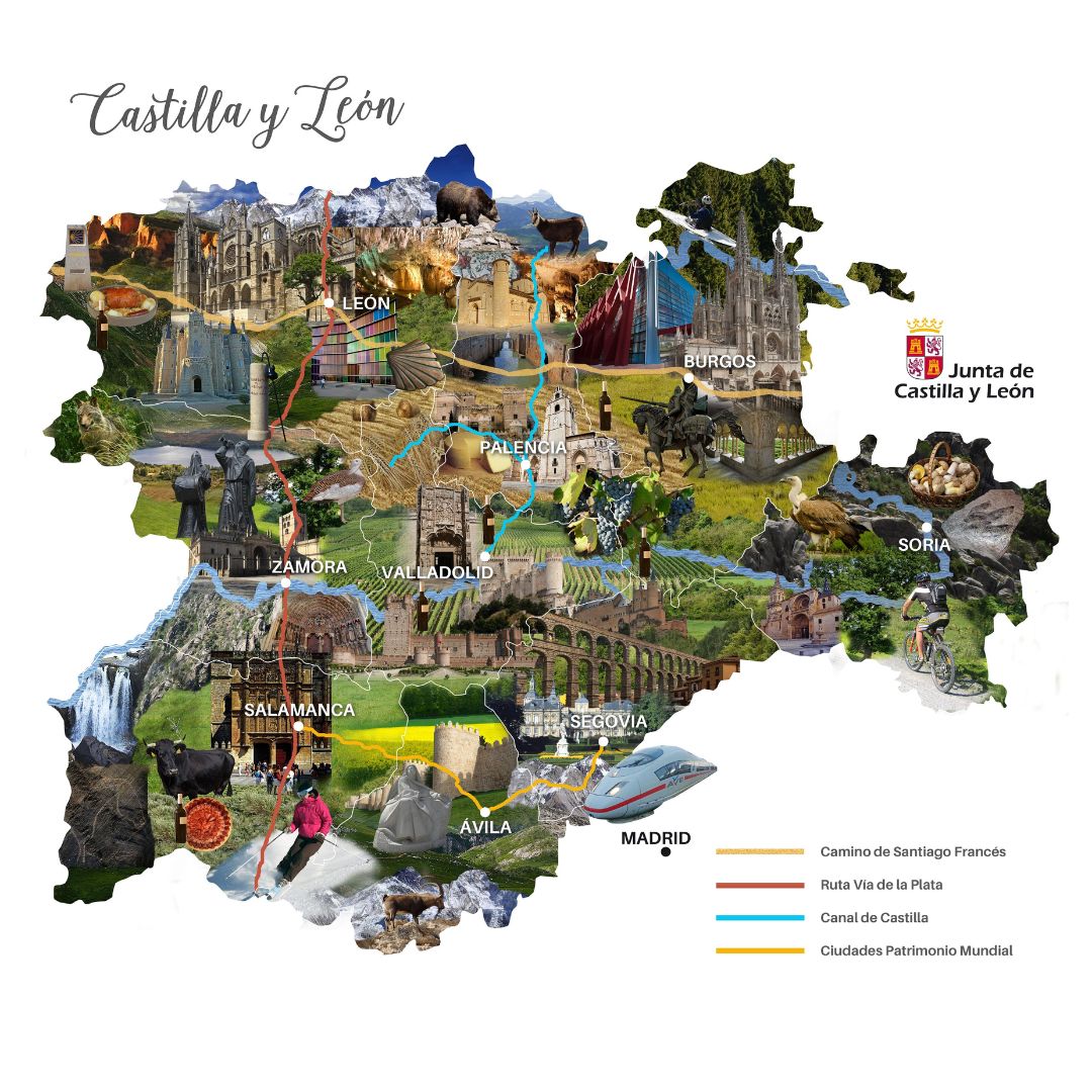 Castilla y León and the St. James Way. An Spanish region to be discovered