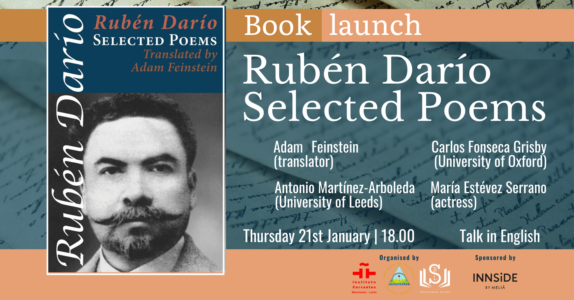 Rubén Darío. Selected Poems. Translated by Adam Feinstein