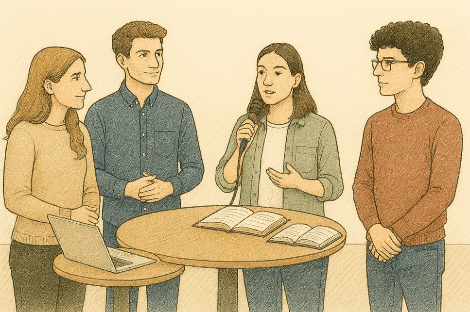 Mesa redonda sobre traducción en el marco de la feria del libro "Books on stage"