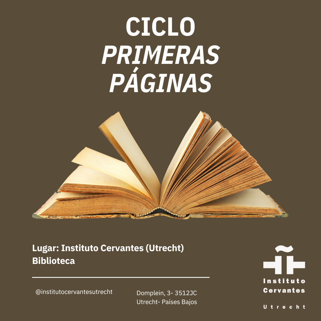 Primeras páginas. Ciclo de escritores noveles