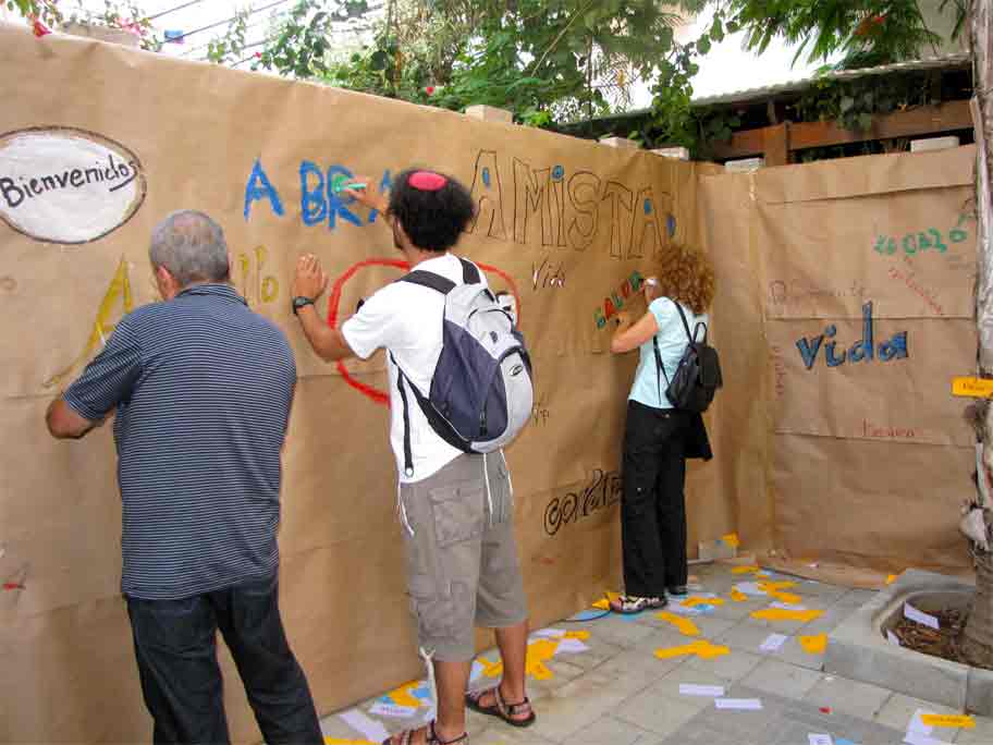 El mural del patio
