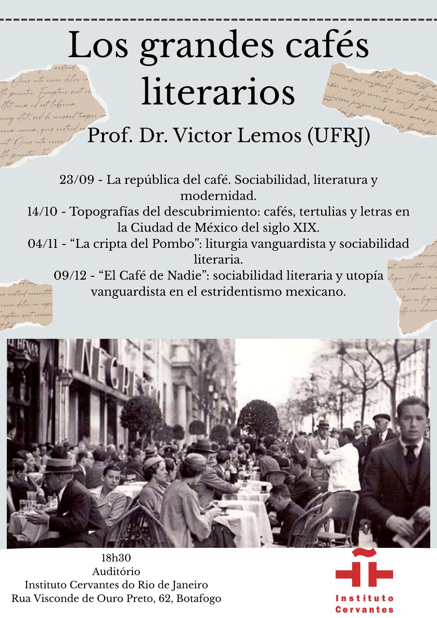 Los grandes cafés literarios