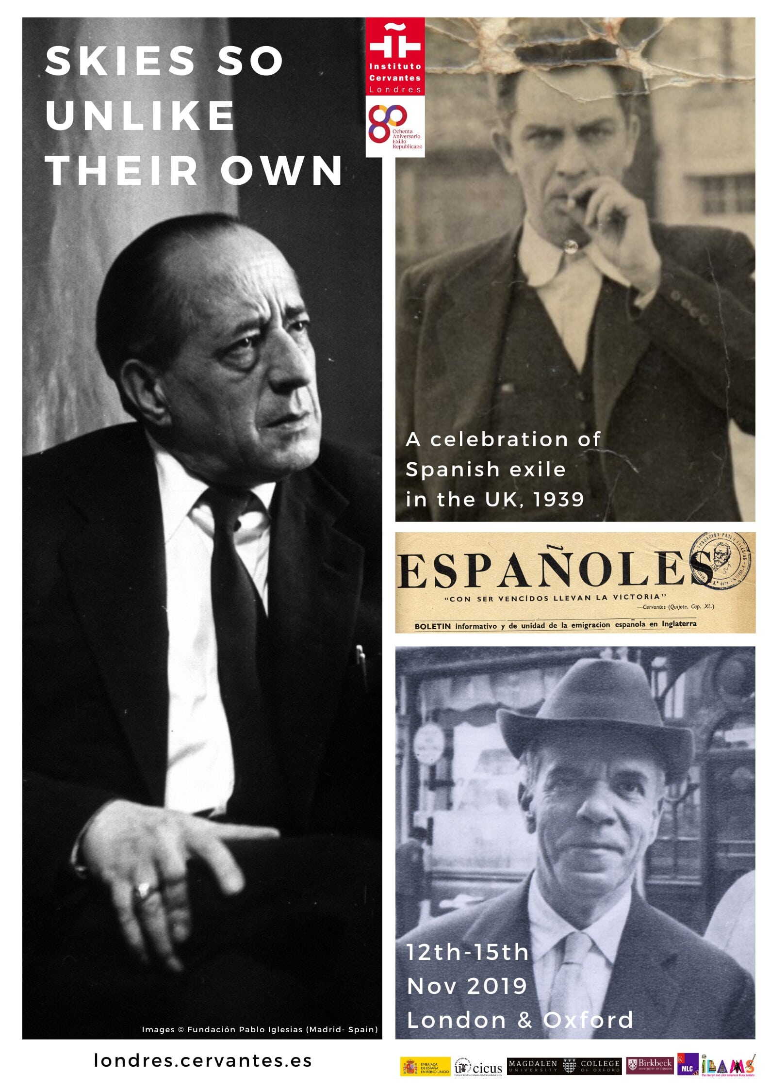 Cielos tan distintos a los suyos: Una celebración del exilio español en el Reino Unido, 1939 