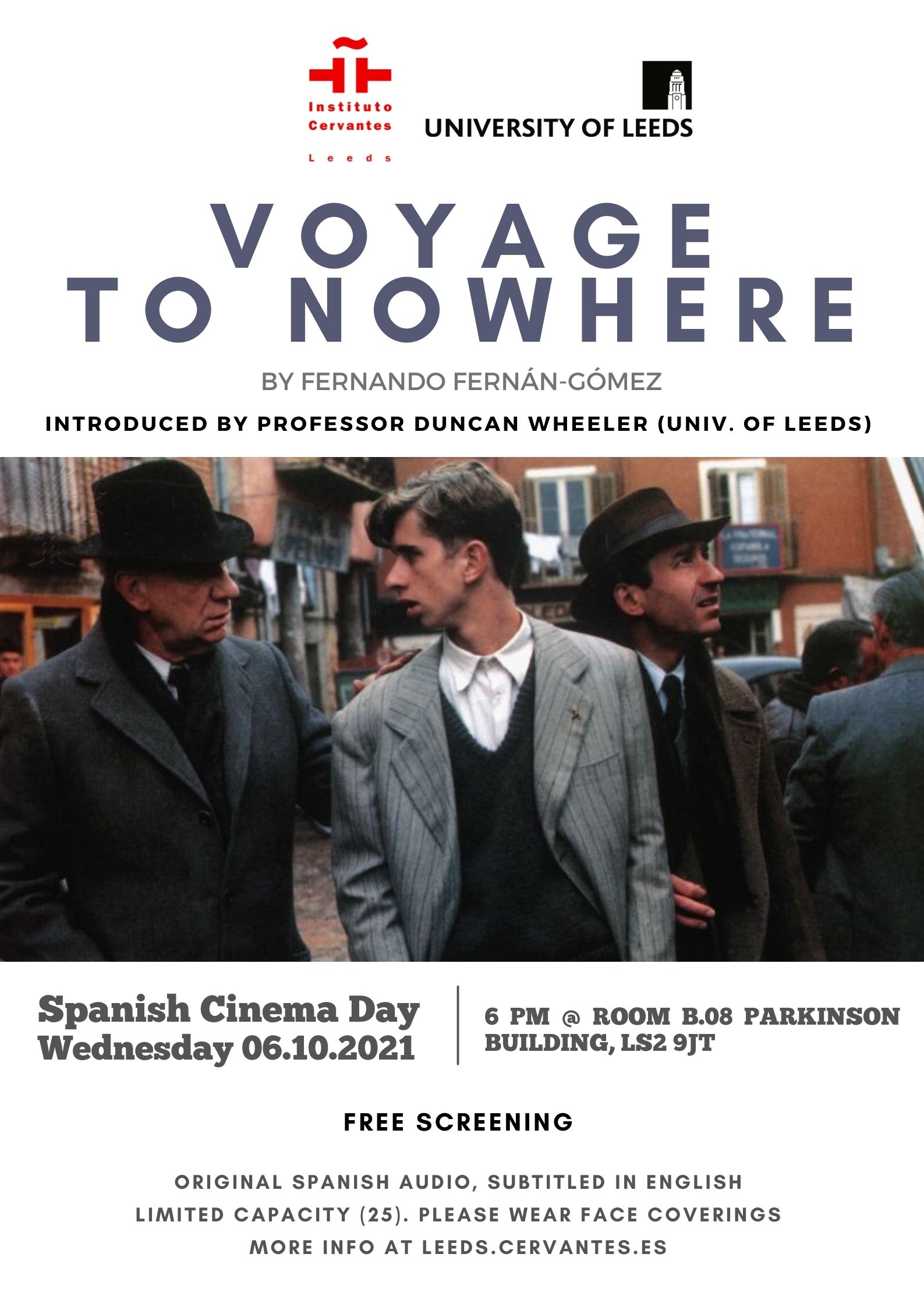 Spanish Cinema Day: Voyage to Nowhere, introduced by Duncan Wheeler