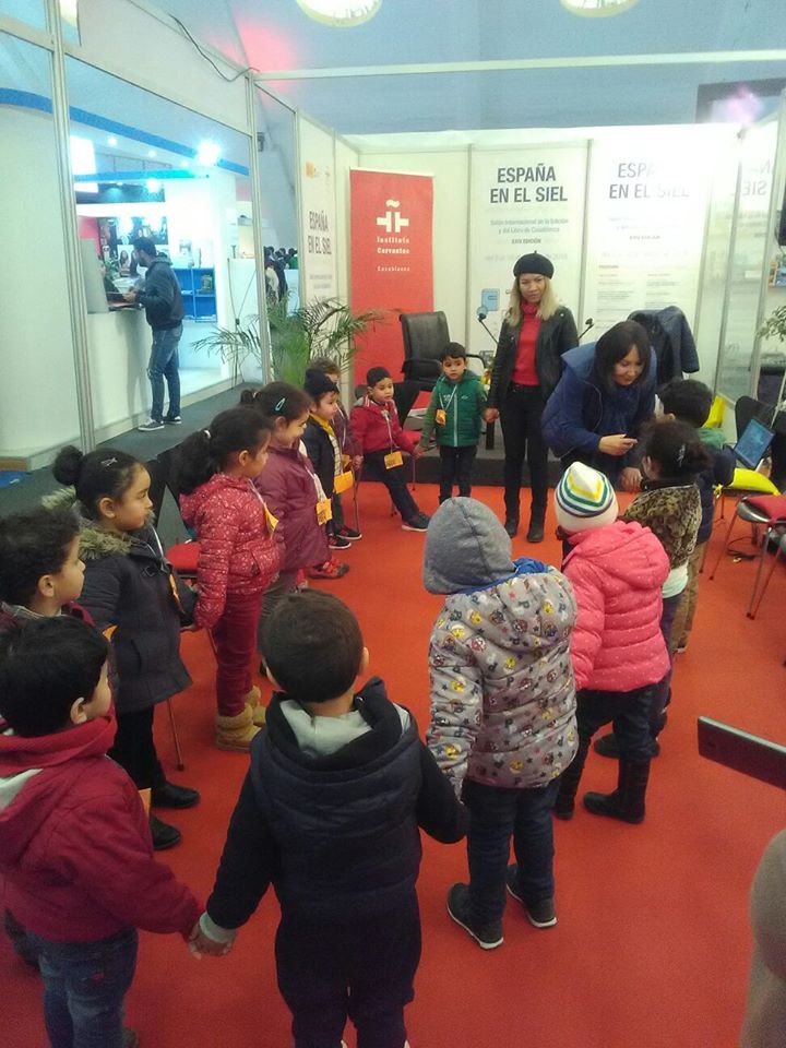 Activités pour enfants dans le pavillon de l’Espagne au SIEL
