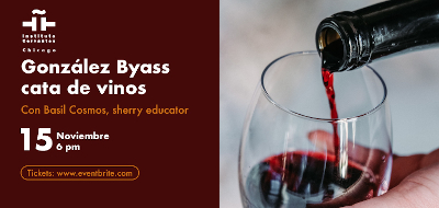 González Byass wine tasting with Basil Cosmos, sherry educator  