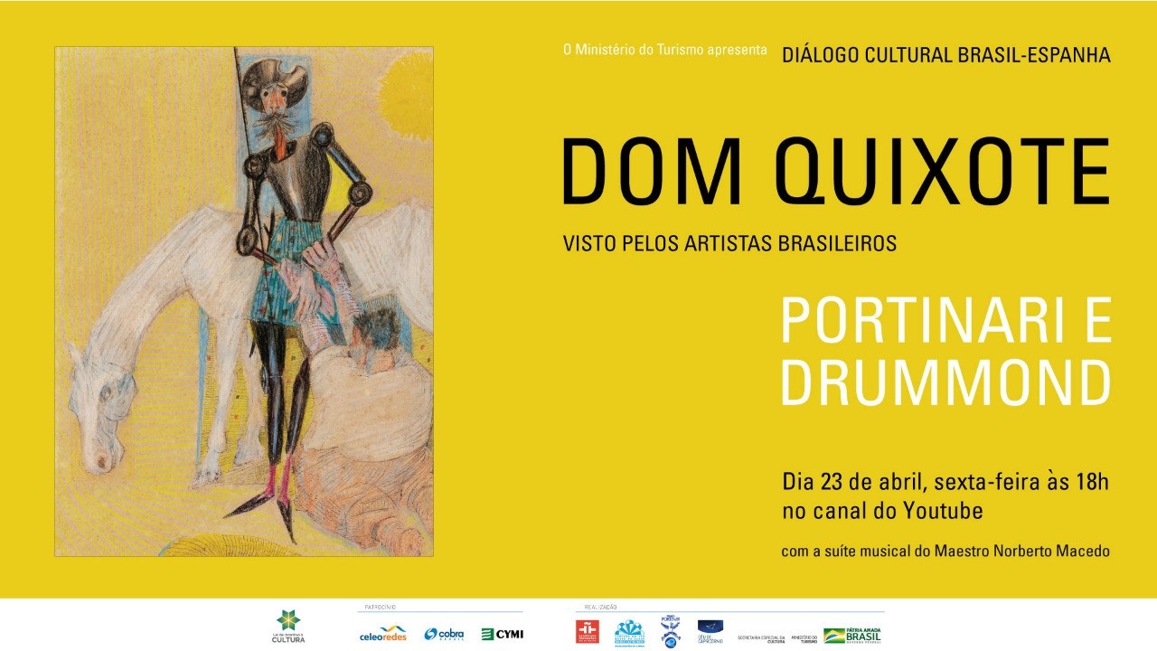 Dom Quixote visto pelos artistas brasileiros Portinari e Drummond 