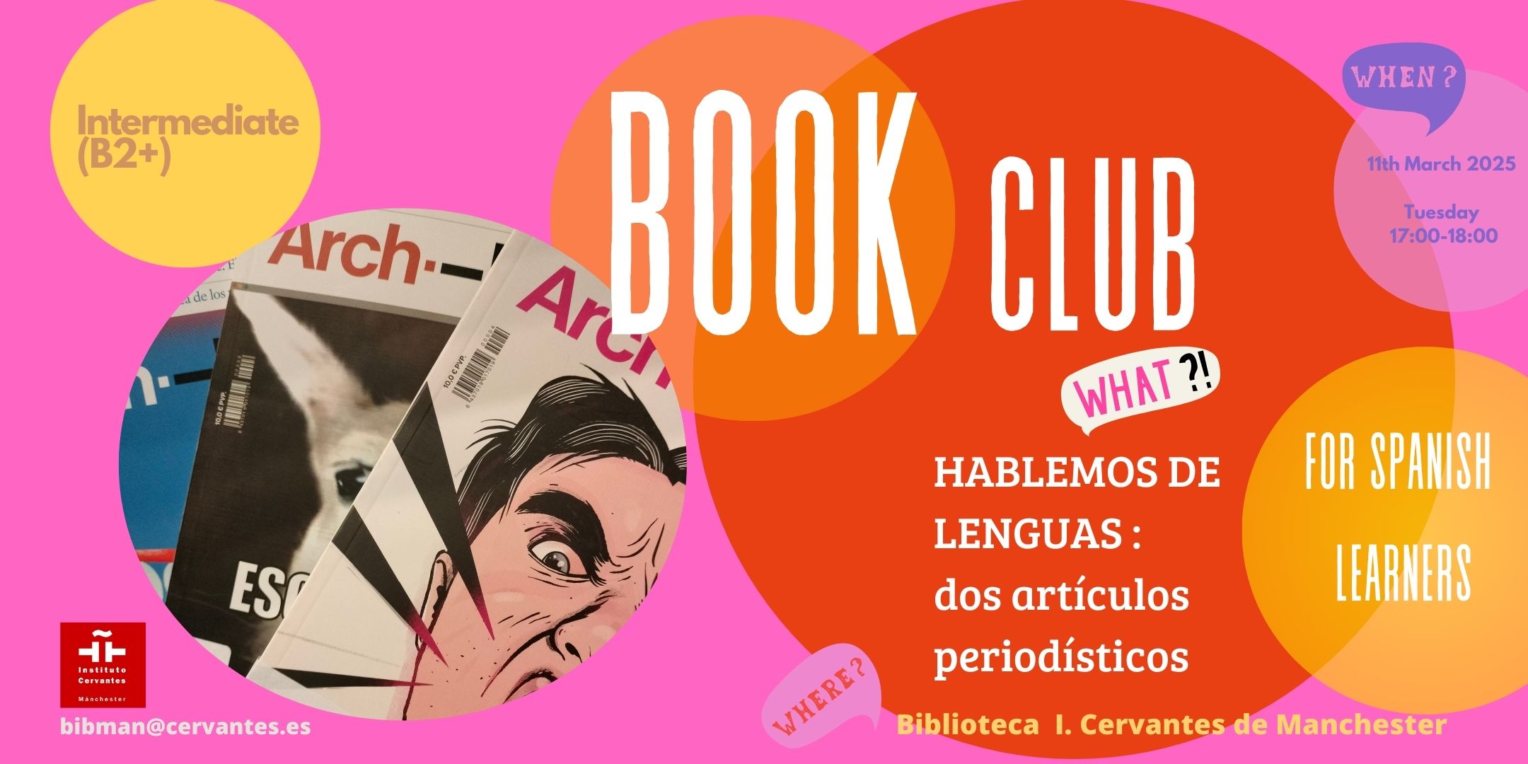 Club de lectura (nivel intermedio): Hablemos de lenguas