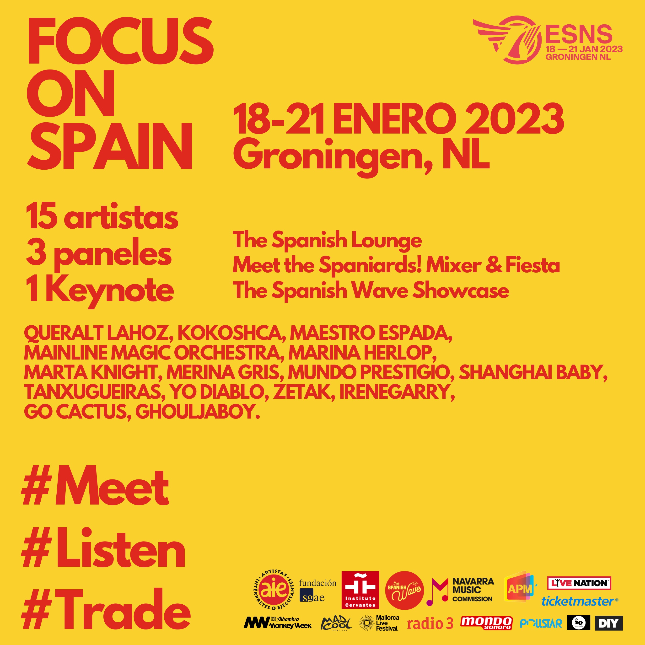 The Spanish Wave op EuroSonic Festival. Focus on Spain