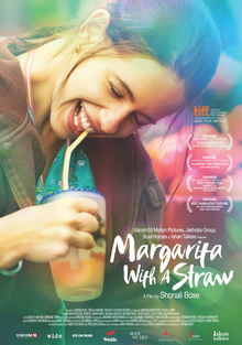 Margarita with a straw