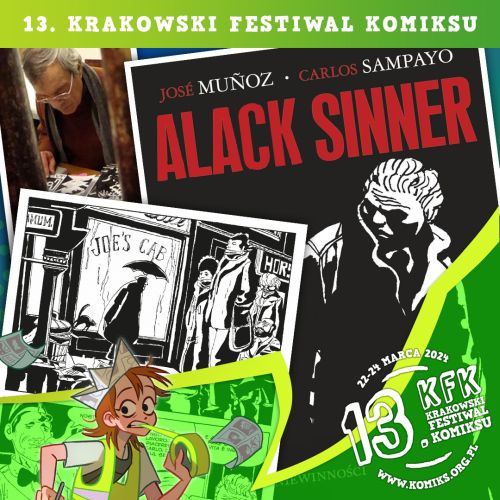 Alack Sinner, de José Muñoz (Festival de Cómic de Cracovia)