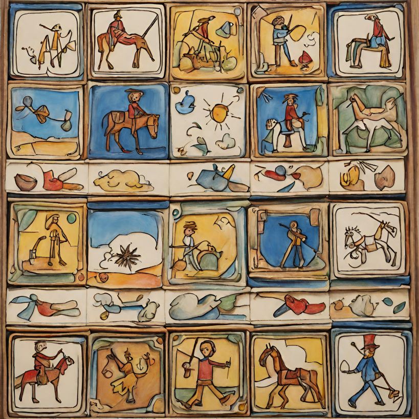 Don Quijote en tus manos: Taller de dibujo y cerámica para niños.