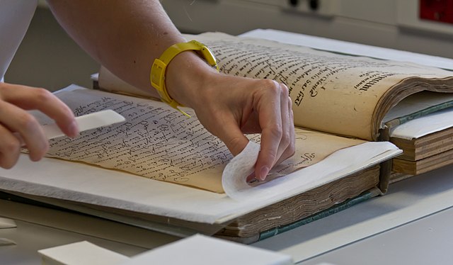 Taller de restauración de libros