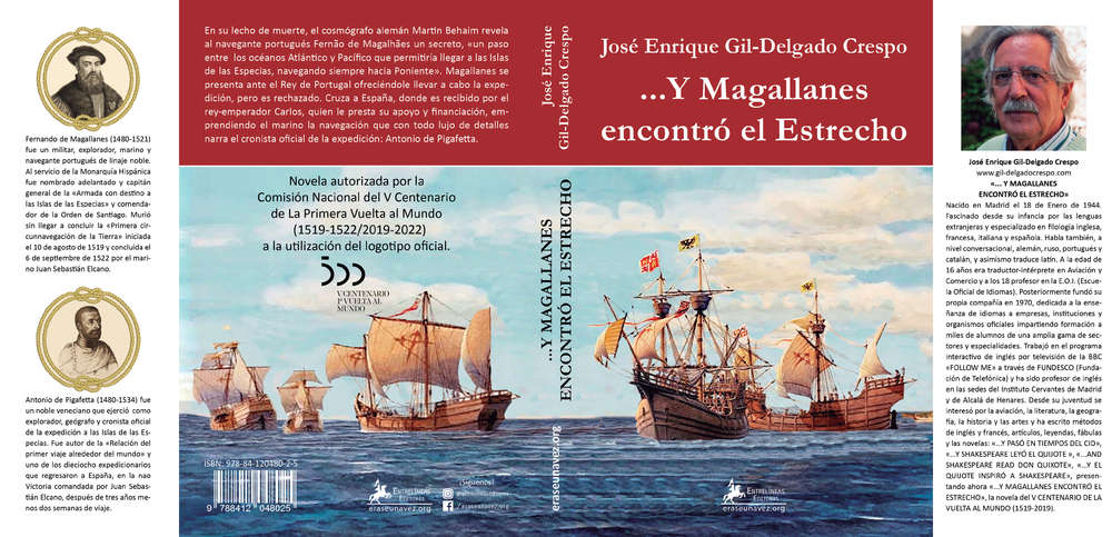 Cubierta libro sobre Magallanes y Elcano