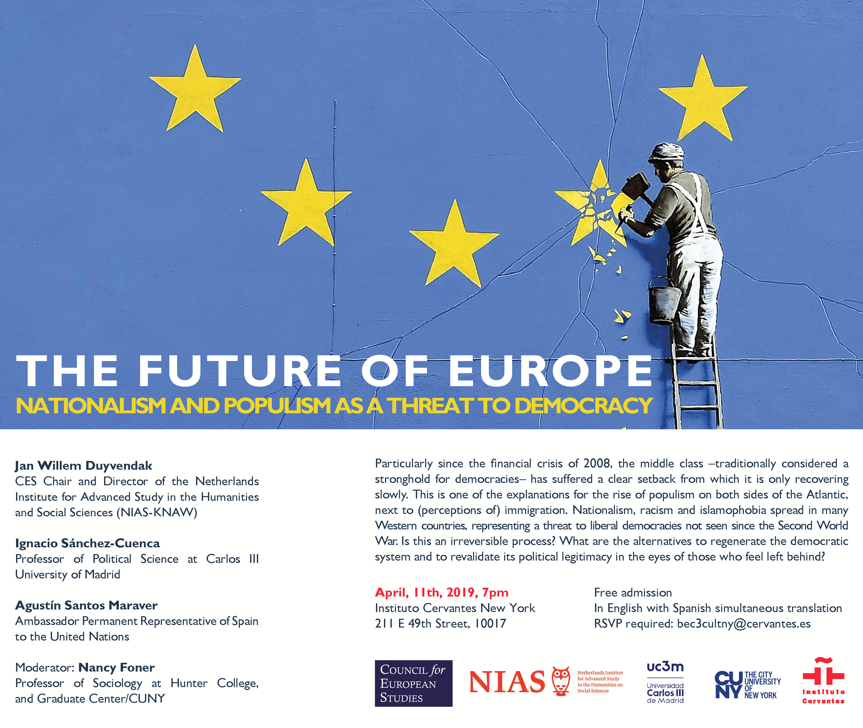 El futuro de Europa: Nacionalismo y Populismo como amenaza a la Democracia