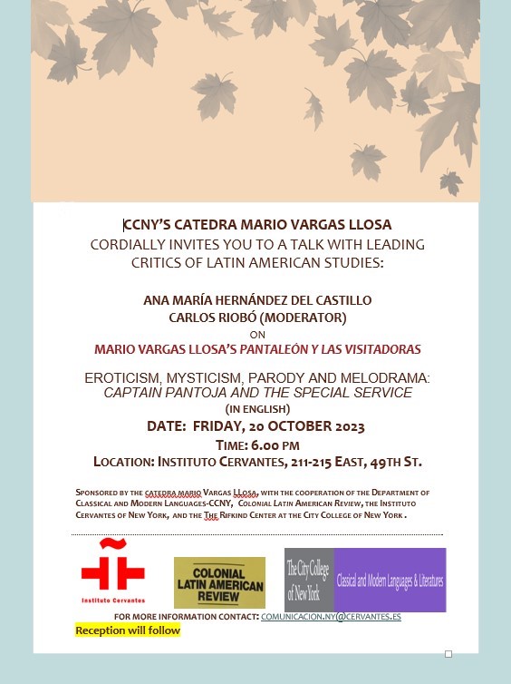 Cátedra Vargas Llosa: Captain Pantoja and the Special Service