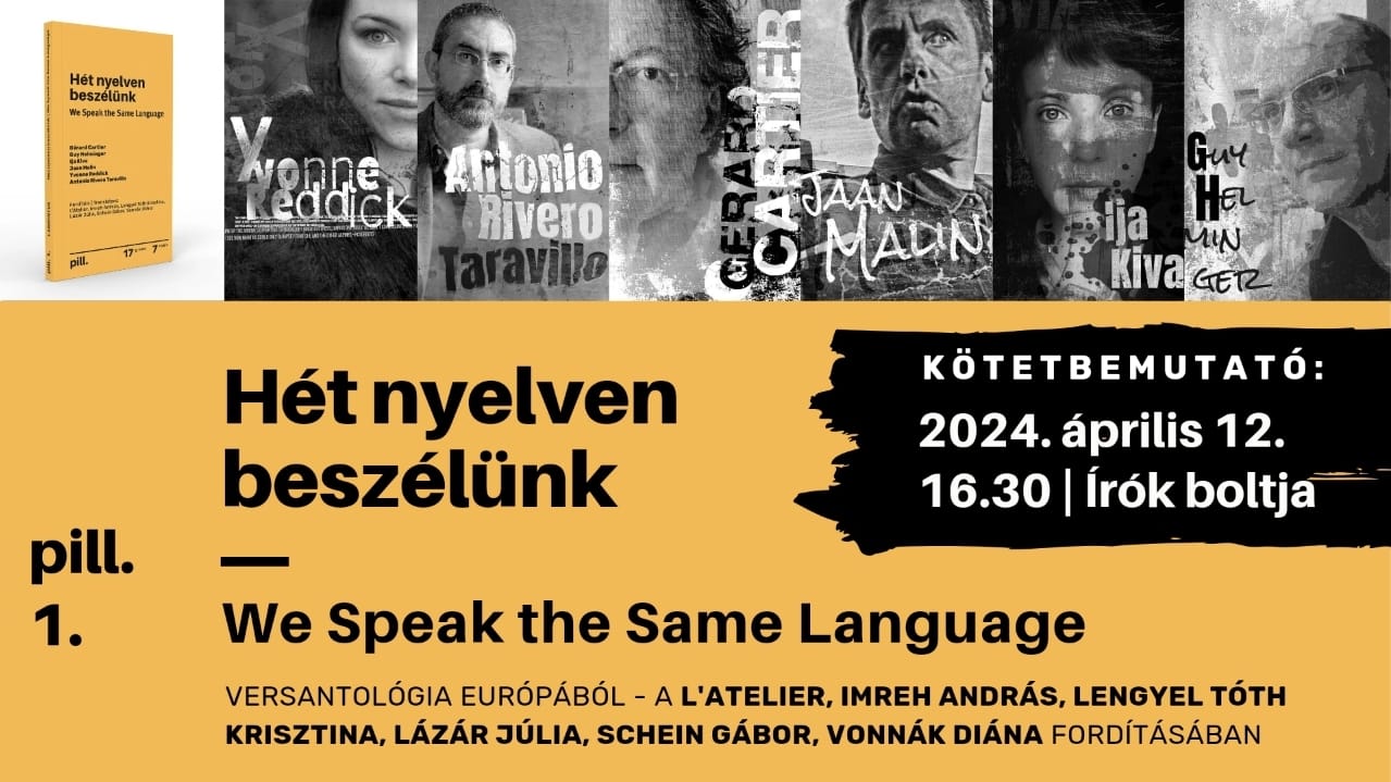 Presentación Antología Poética: Hét nyelven beszélünk | We Speak the Same Language