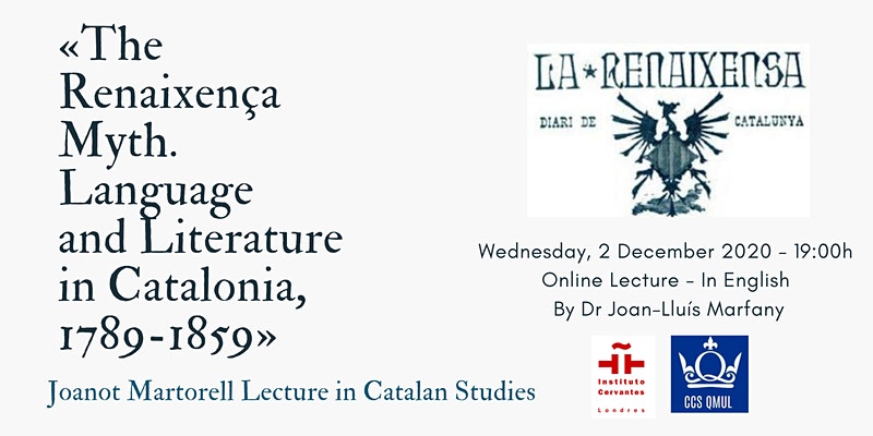 El mito de la Renaixença. Lengua y Literatura en Cataluña (1789-1859)