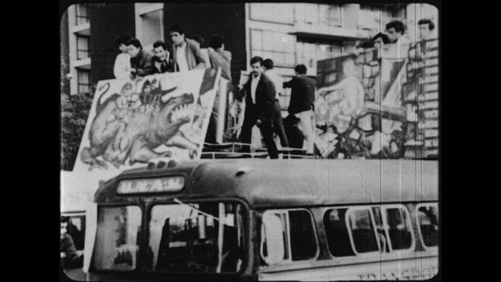 Mural efímero. Entrevistas Mayo 1968. Comunicados cinematográficos del Consejo Nacional de Huelga. 