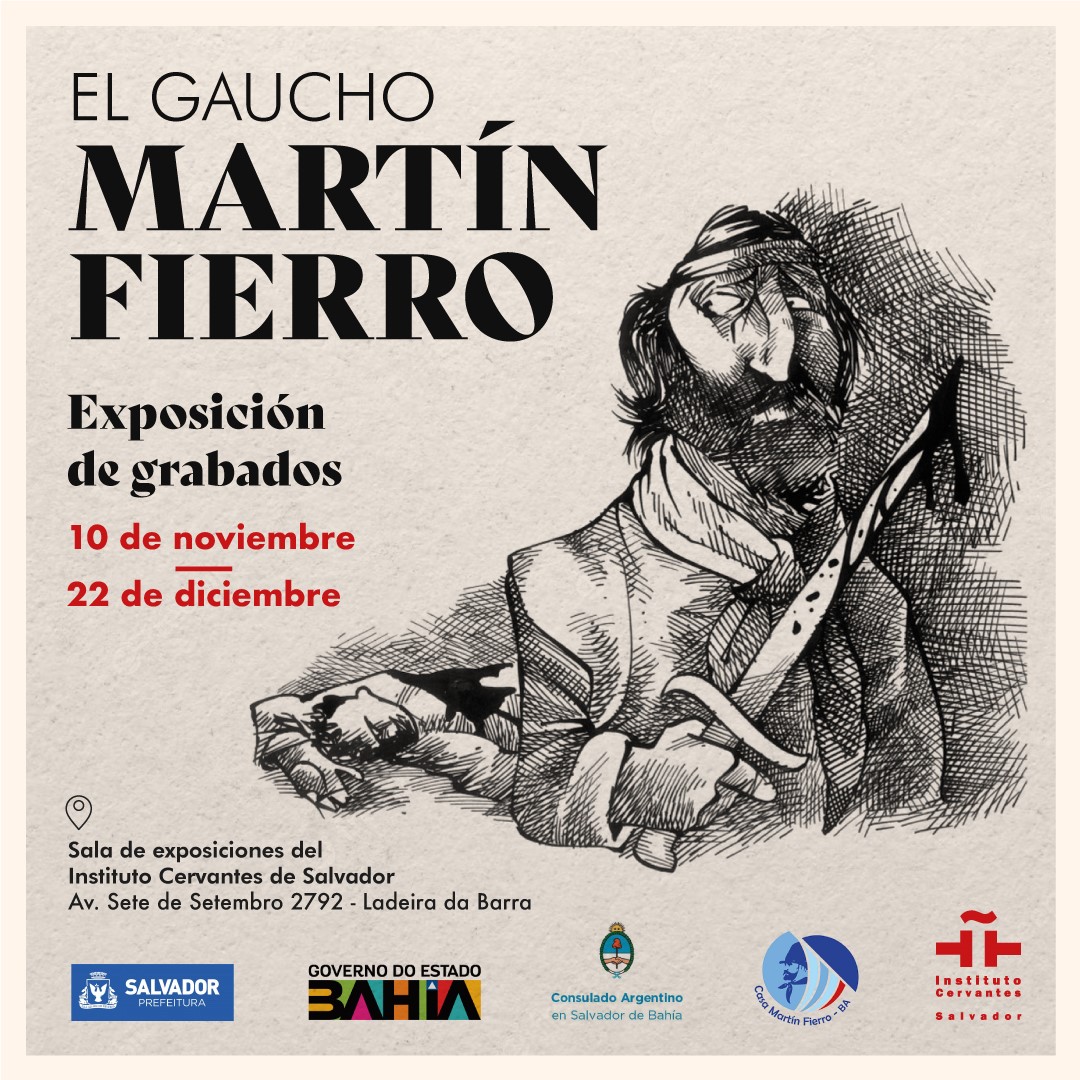 O Gaúcho Martín Fierro: exposição de gravuras