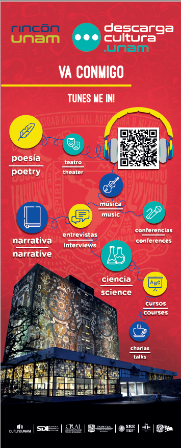 Presentación del Rincón UNAM en la Biblioteca Gabriela Mistral