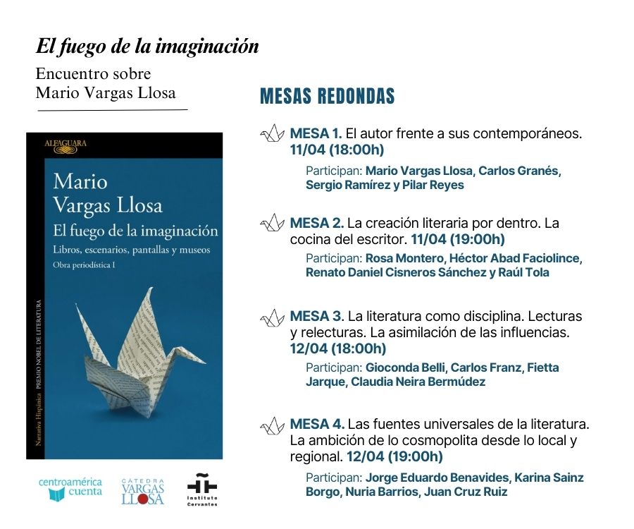 «El fuego de la imaginación». Encuentro sobre Mario Vargas Llosa