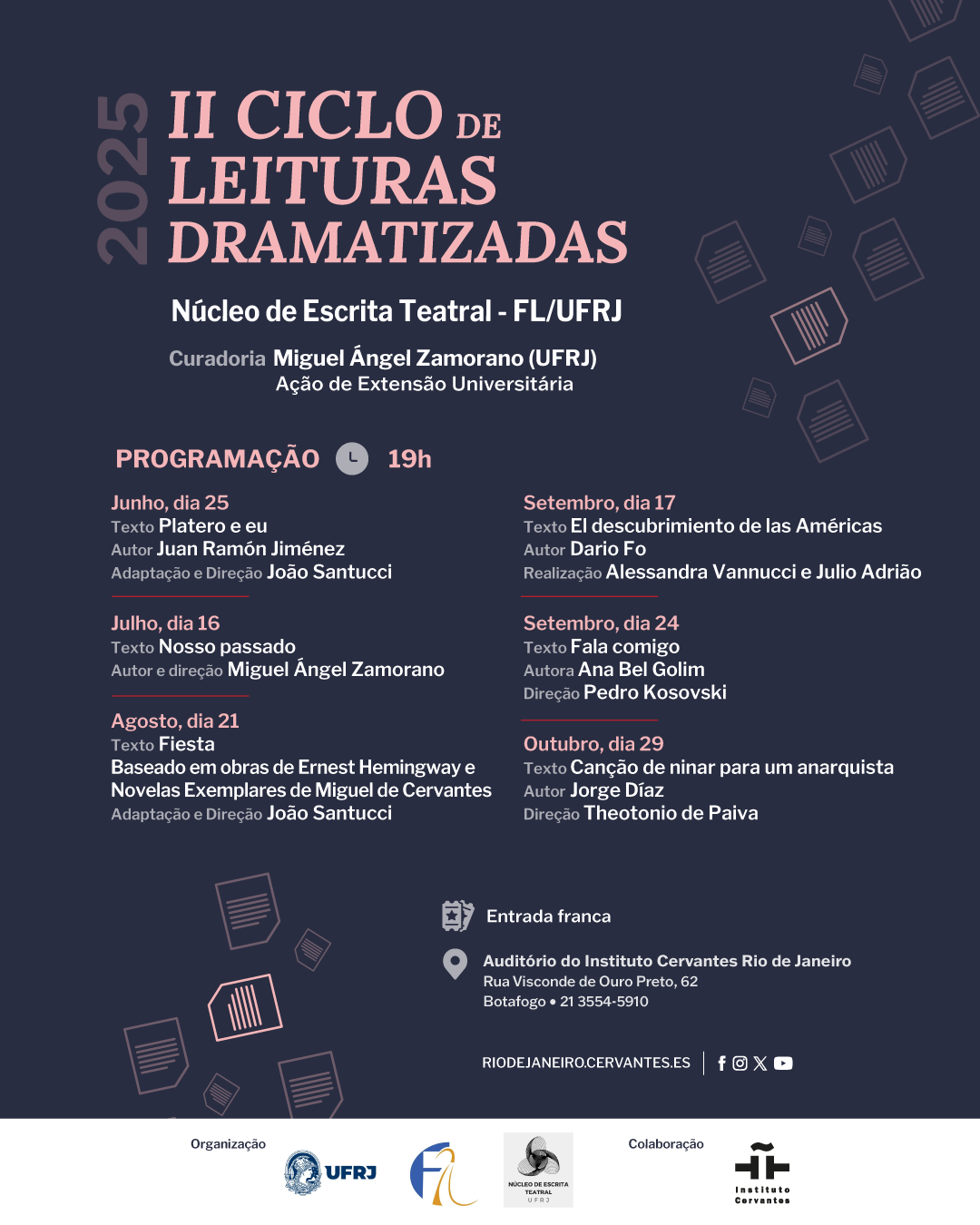 II Ciclo de lecturas dramatizadas