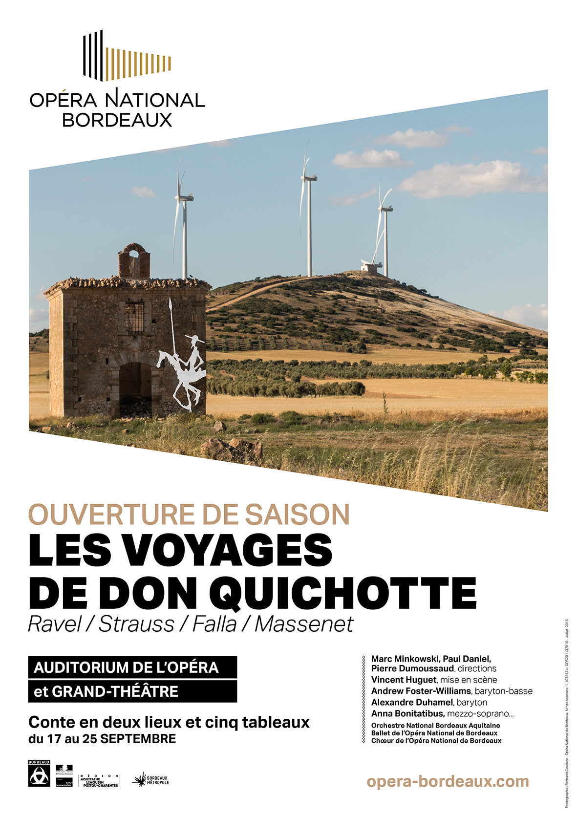 Los viajes de Don Quijote. Ópera de Burdeos
