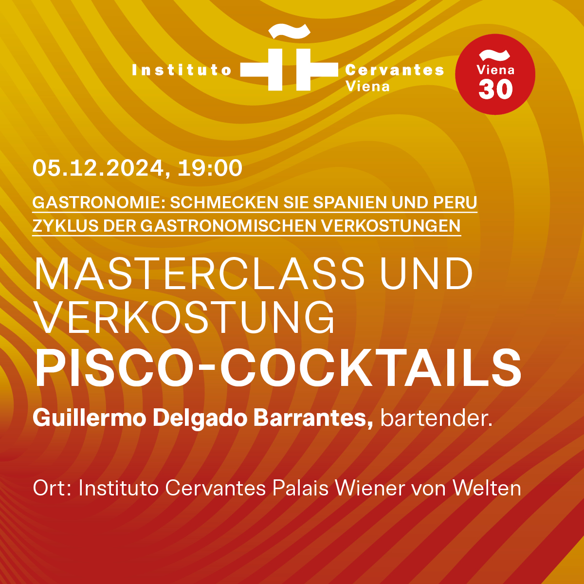 Taller y cata. Cócteles a base de pisco