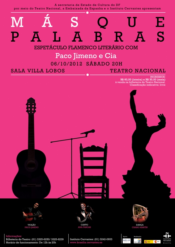 Más que palabras. Espectáculo Flamenco Literario con Paco Jimeno y Cia